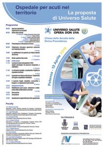 Convegno a Potenza “Ospedale per acuti nel territorio. La proposta di Universo Salute”