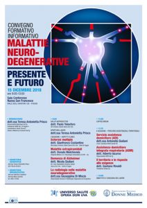 Convegno a Foggia “Le malattie Neurodegenerative. Presente e futuro”