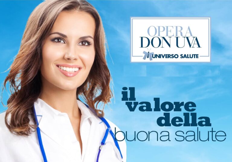 OPERA DON UVA: “IL VALORE DELLA BUONA SALUTE” NON E’ SOLO UNO SLOGAN