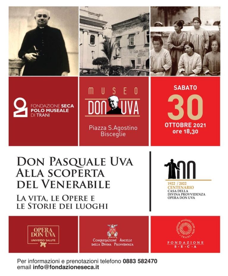 DON PASQUALE UVA ALLA SCOPERTA DEL VENERABILE: la prima visita aperta al pubblico al nuovo “Museo Don Uva”