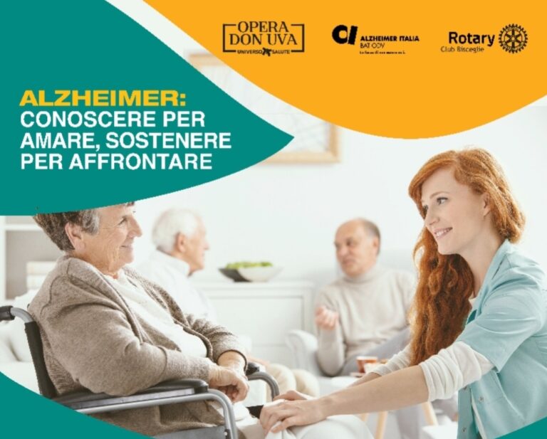 ALZHEIMER, AL VIA UN CORSO PER INFORMARE E SOSTENERE LE FAMIGLIE