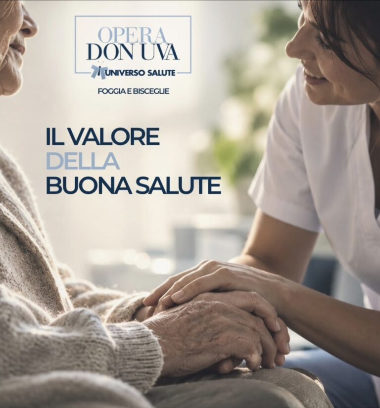 Riconoscere in ogni persona la dignità prima della malattia: IL VALORE DELLA BUONA SALUTE